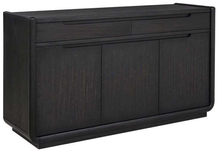 Leandro Burnished Black Extendable Rectangular Dining Room Set