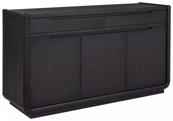 Leandro Burnished Black Extendable Rectangular Dining Room Set