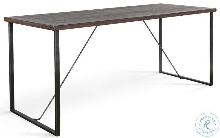 Havenstead Dark Brown 84" Rectangular Counter Height Dining Table