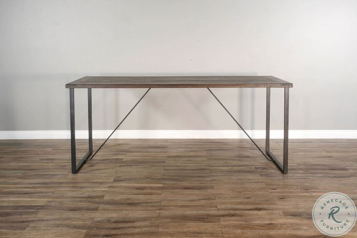 Havenstead Dark Brown 84" Rectangular Counter Height Dining Table