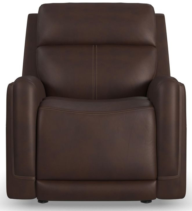 Alister Burnt Umber Triple Power Glider Recliner with USB Charging