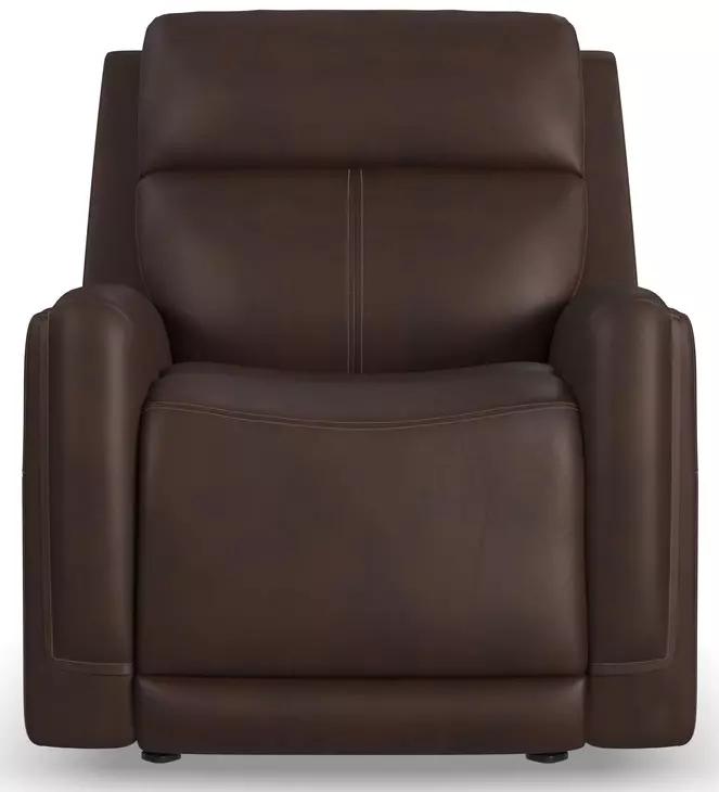 Alister Burnt Umber Triple Power Glider Recliner with USB Charging
