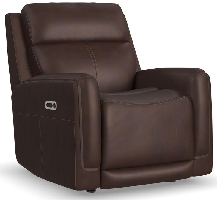 Alister Burnt Umber Triple Power Glider Reclining Living Room Set