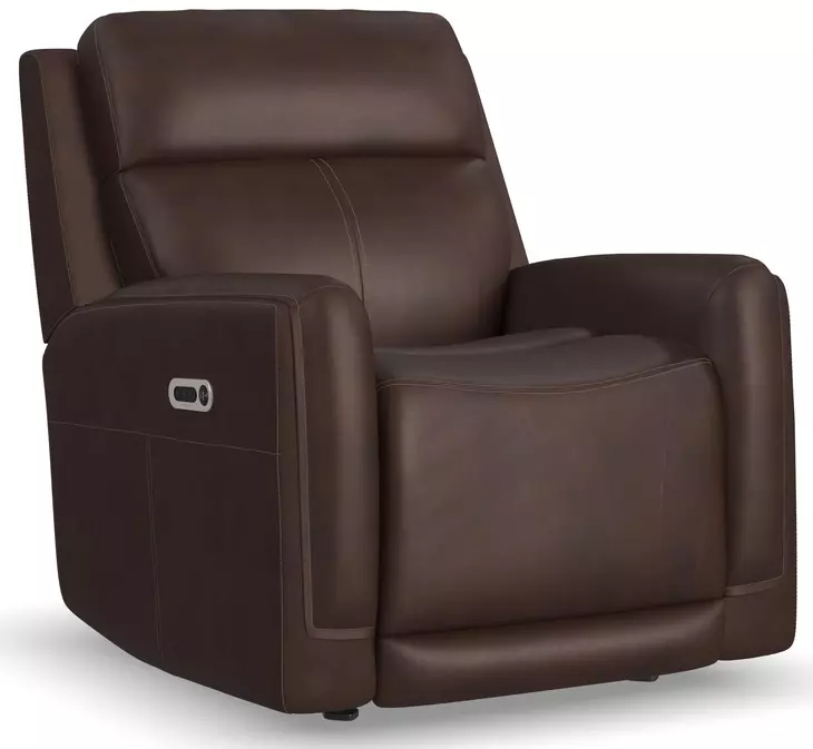 Alister Burnt Umber Triple Power Glider Reclining Living Room Set