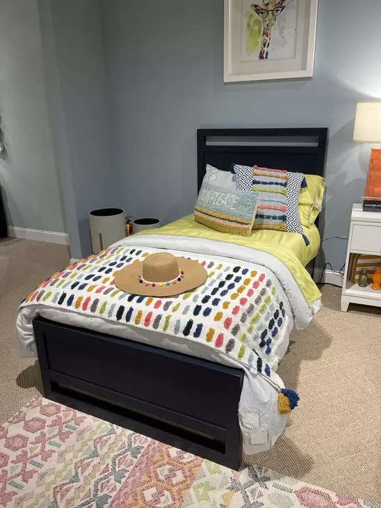 Summerland Inkwell Blue Full Panel Bed