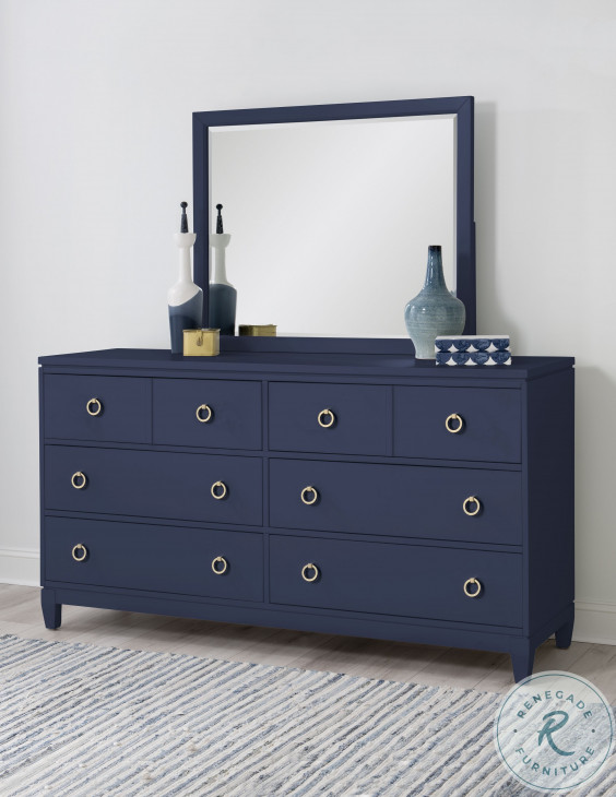 Summerland Inkwell Blue Large Dresser