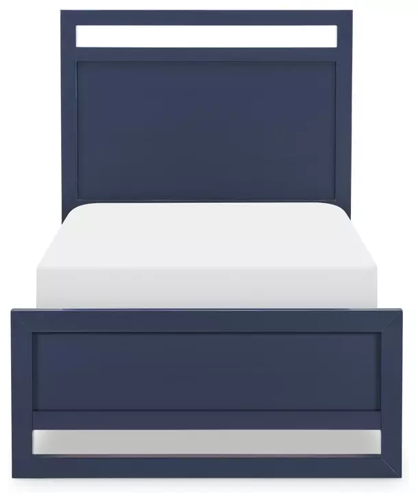 Summerland Inkwell Blue Full Panel Bed