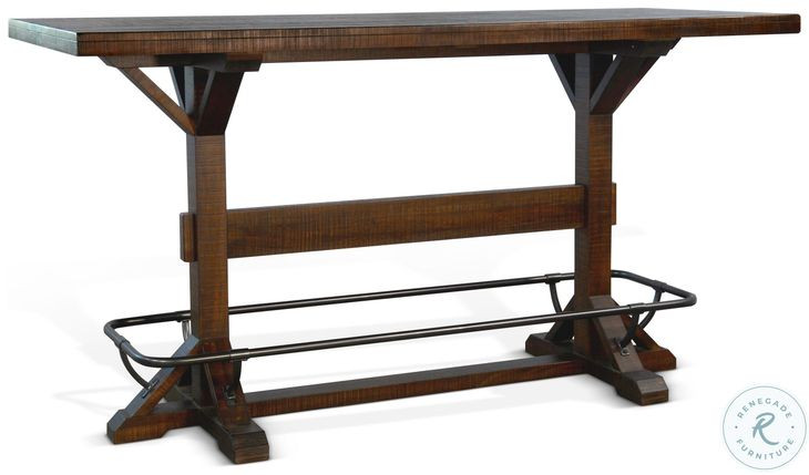 Havenstead Dark Brown Rectangular Pub Table