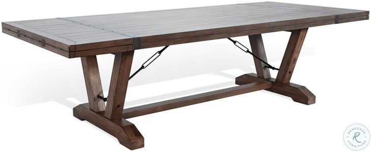 Velden Hollow Natural 140" Extendable Rectangular Dining Table