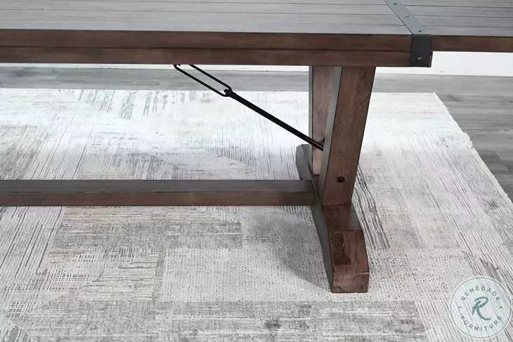 Velden Hollow Natural 140" Extendable Rectangular Dining Table