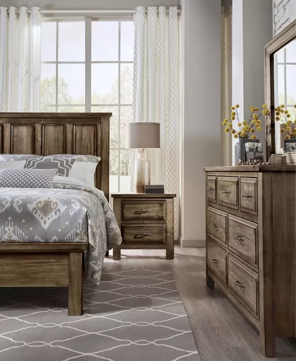 Maple Road Maple Syrup King Mansion Panel Bed