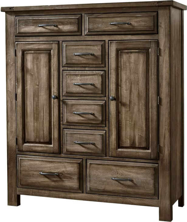 Maple Road Maple Syrup Slat Storage Poster Bedroom Set