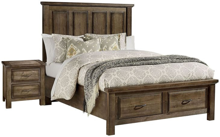 Maple Road Maple Syrup Mansion Storage Panel Bedroom Set