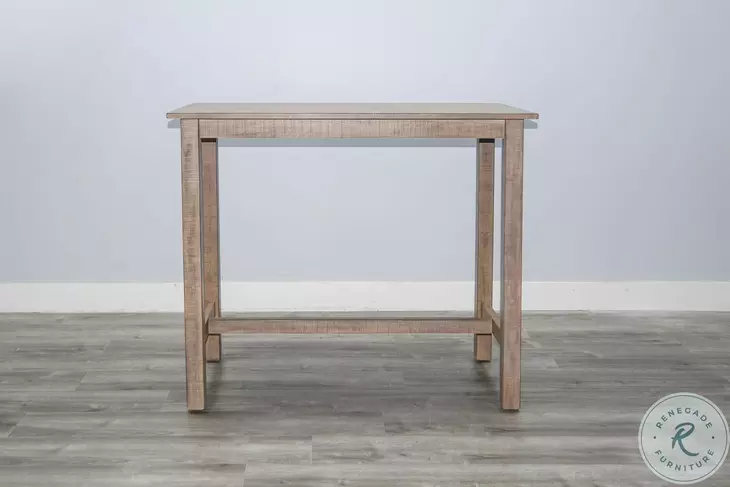 Seabright Natural Rectangular Pub Table