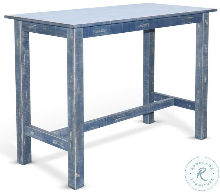 Seabright Blue 48" Counter Height Dining Table
