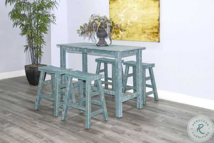 Seabright Green 48" Counter Height Dining Table