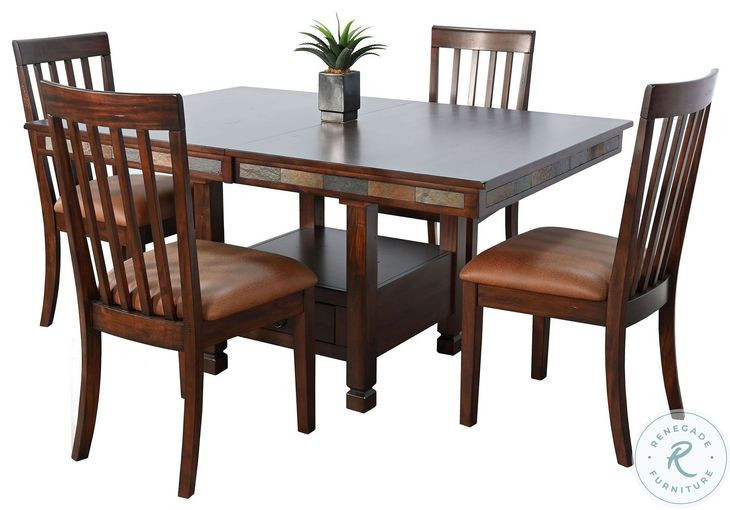 Golden Hearth Dark Chocolate Dining Chair Set of 2