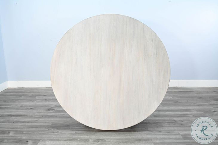 Ashwyn Light Gray 60" Round Dining Table