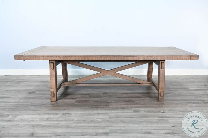 Crosshaven Natural 140" Extendable Rectangular Dining Table
