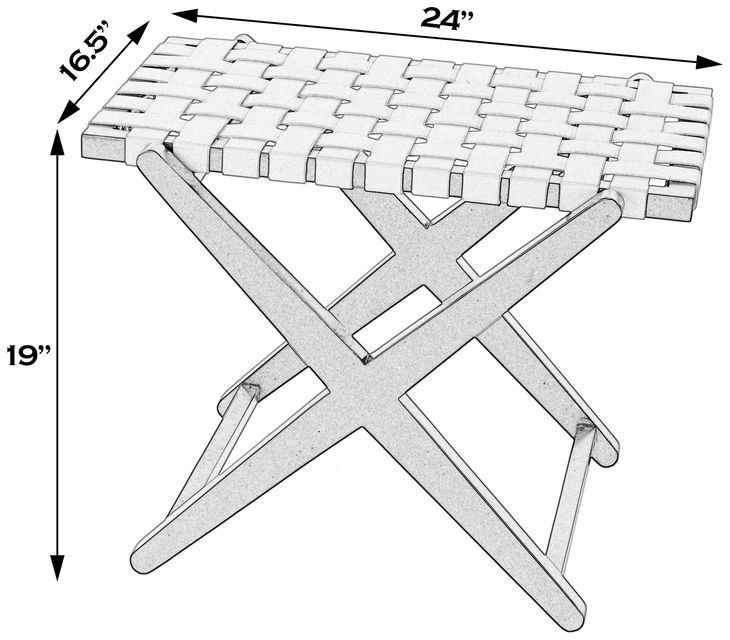 Cipriani Orange and Black 24" Luggage Rack