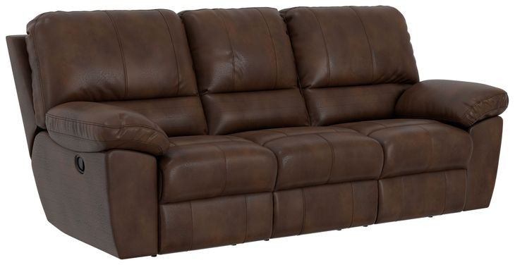 Stetson Walnut 91" Lay Flat Reclining Sofa