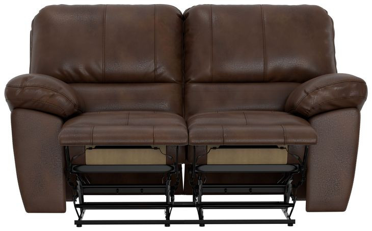 Stetson Walnut 65" Lay Flat Reclining Loveseat