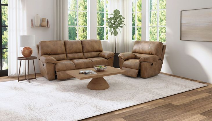 Stetson Canyon Lay Flat Power Reclining Living Room Set with USB Charging