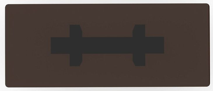 Counter Balance Smoked Bronze and Brushed Gold 108" Rectangular Glass Top Dining Table