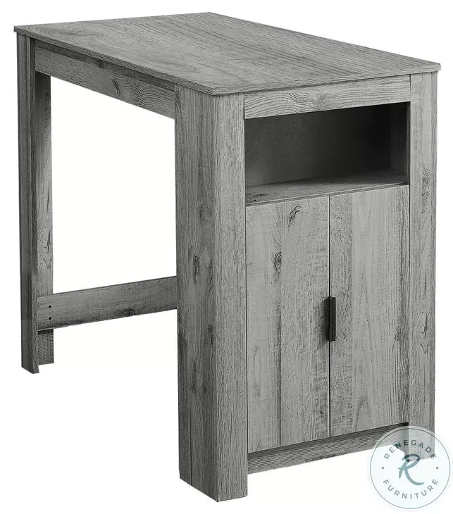 1204 Grey Laminate 48" Rectangular Counter Height Dining Table