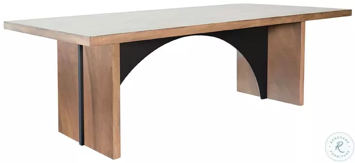Ember Grace Brown 84" Rectangular Dining Table