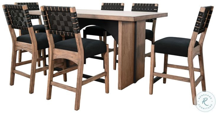 Golden Hearth Brown 72" Rectangular Counter Height Dining Table