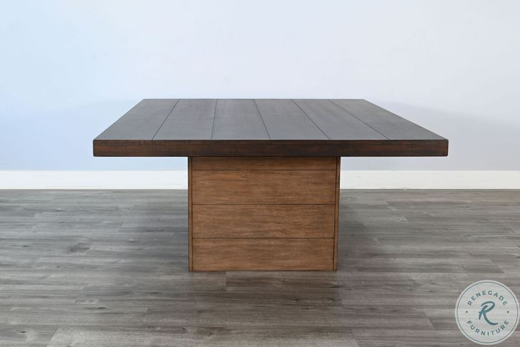 Modern Minimalist Brown 60" Round Dining Table with Storage