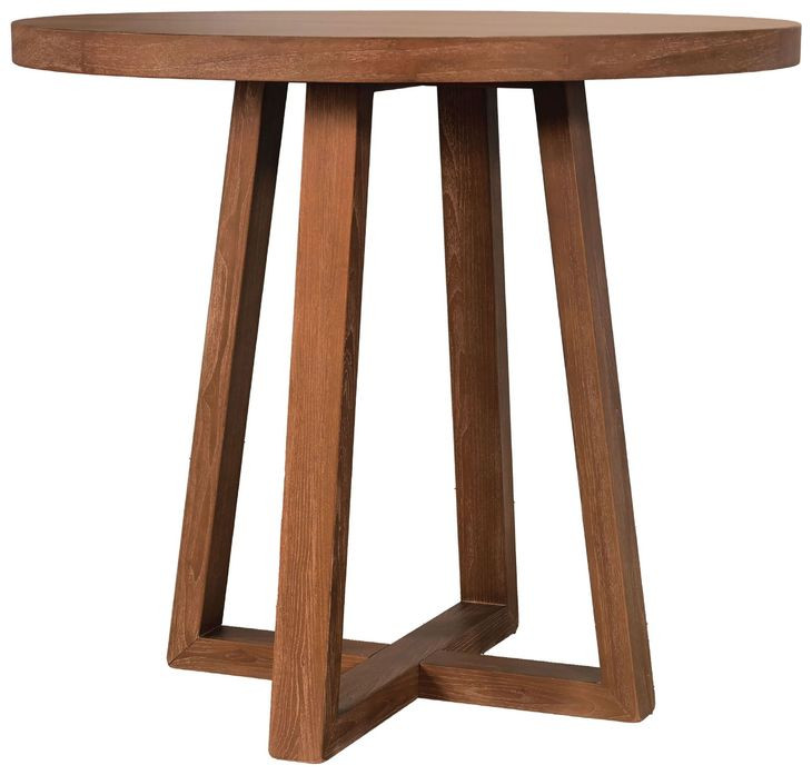 Mia Cinder 44" Round Counter Height Dining Table