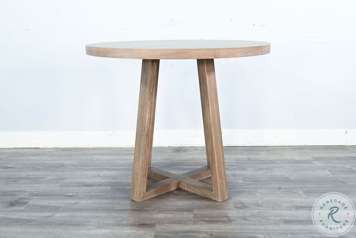 Golden Hearth Natural Mia 32" Round Bar Table