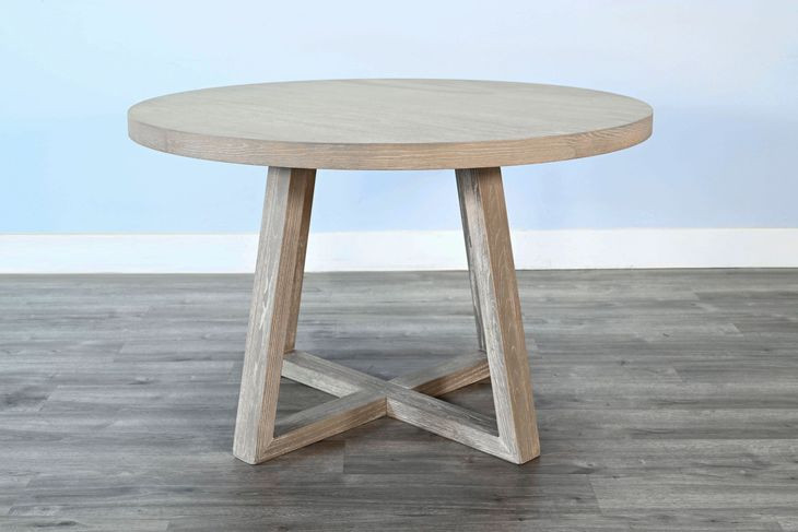 Mia Wheat 48" Round Dining Table