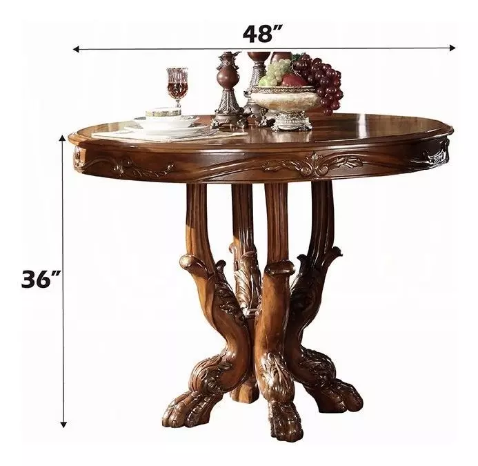 Dresden Cherry Oak 48" Round Counter Height Table
