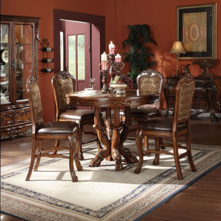 Dresden Cherry Counter Height Dining Room Set