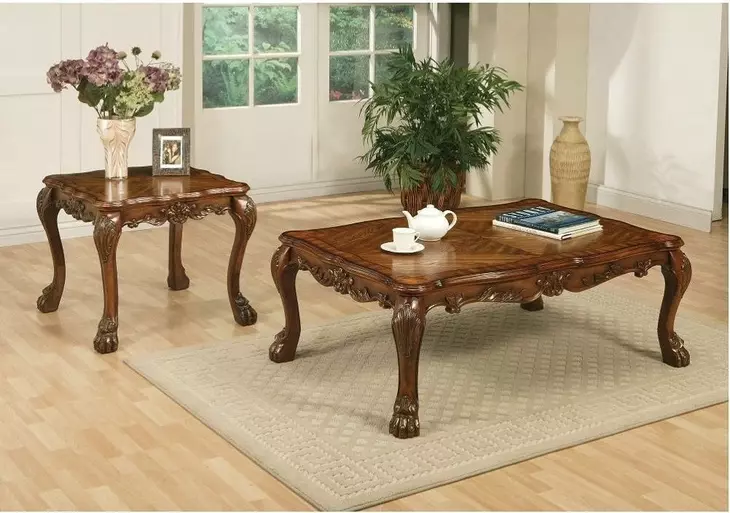 Dresden Cherry Oak Square End Table
