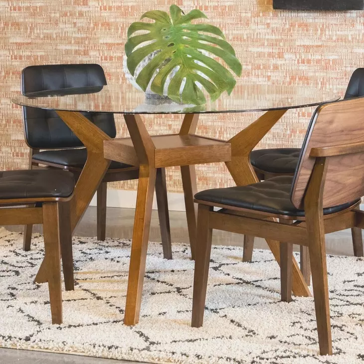 Paxton Nutmeg 48" Round Dining Table