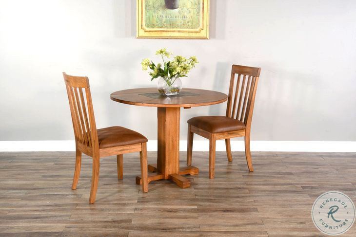 Golden Hearth Rustic Oak Sedona Dining Chair Set of 2