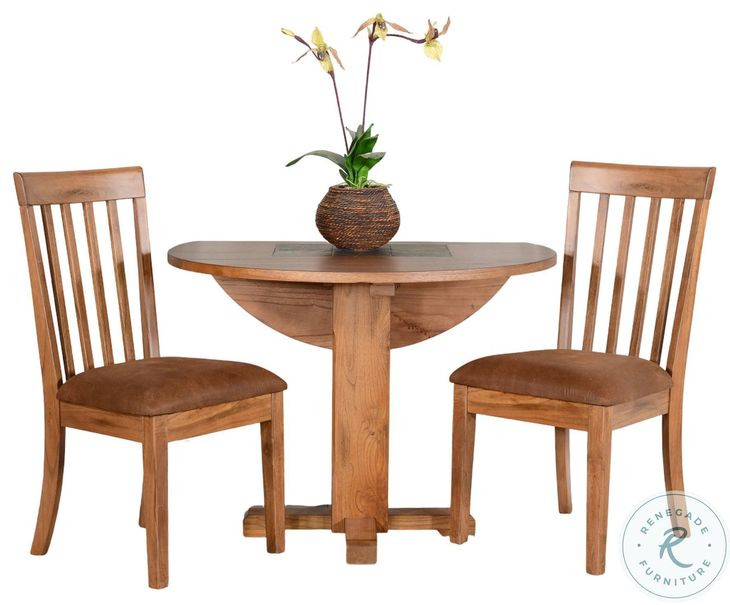 Golden Hearth Beige 40" Round Dining Table