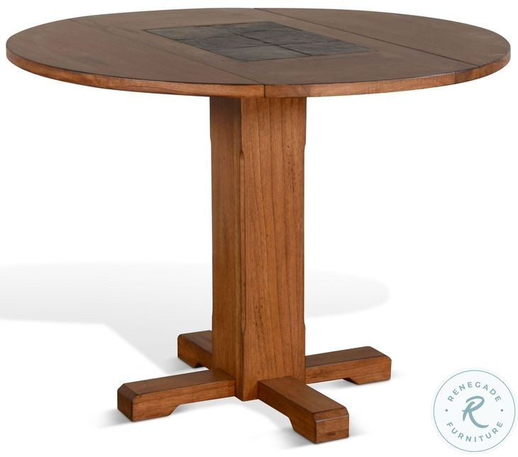 Golden Hearth Beige 40" Round Dining Table