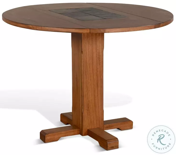 Golden Hearth Beige 40" Round Dining Table