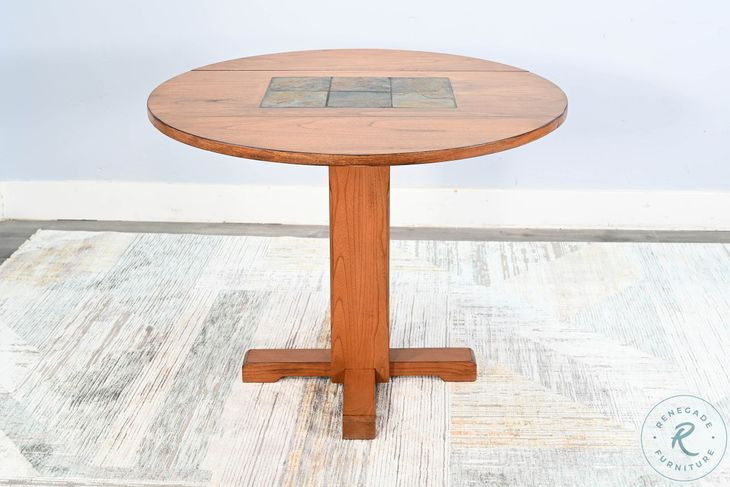 Golden Hearth Beige 40" Round Dining Table