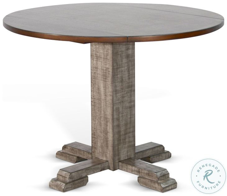 Ember Grace Gray 40" Round Dining Table