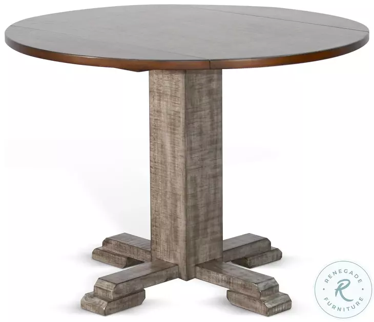 Ember Grace Gray 40" Round Dining Table