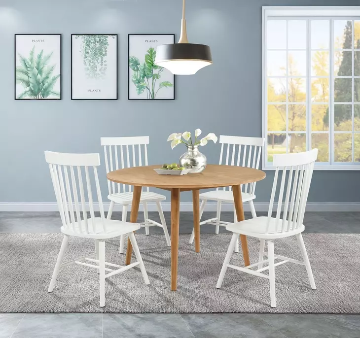 Andrews Light Ash 48" Round Dining Table