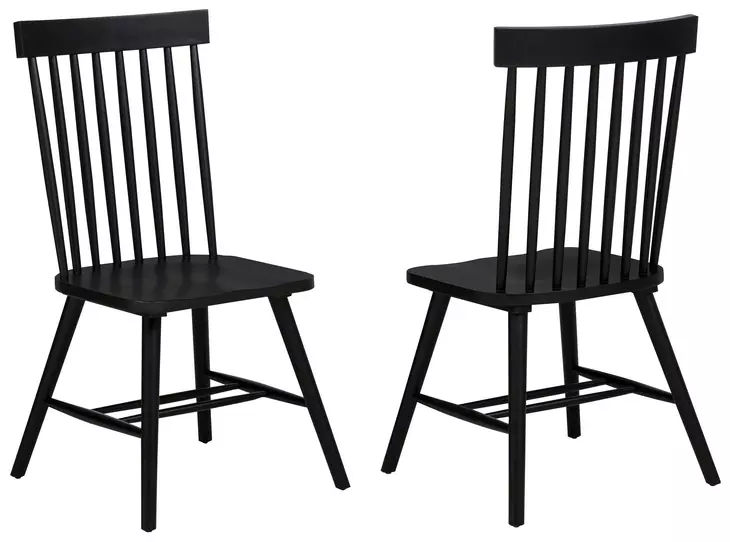 Andrews Light Ash and White Rectangular Dining Room Set