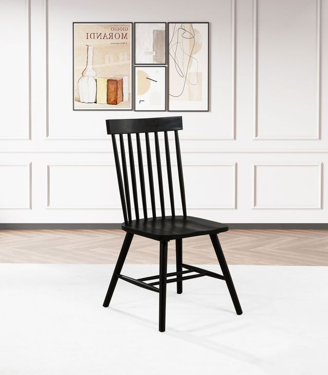 Andrews Black Side Chair Set of 2