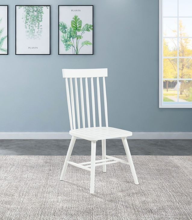 Andrews White Side Chair Set of 2